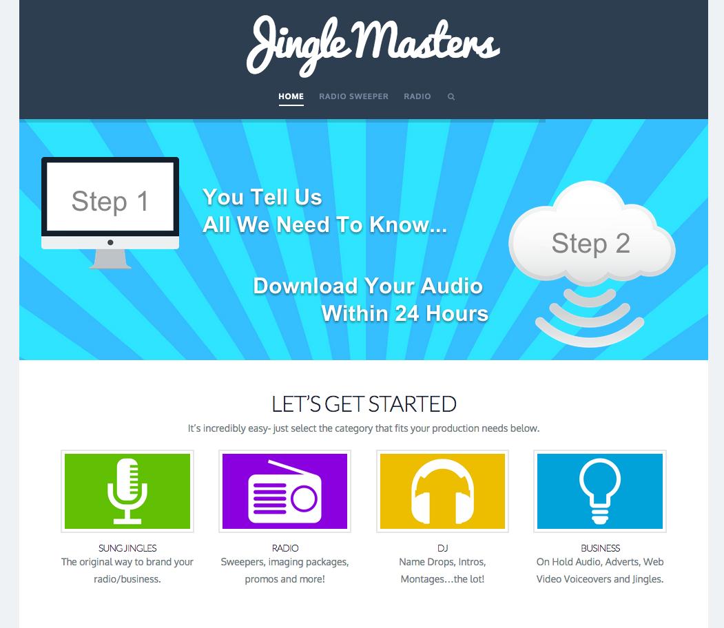 blue_wave_audio's tweet photo. Heard about our sister company? Coming soon, new website for Jingle Masters. #sneakpeak #radioproduction http://t.co/w3MnFRZ8hQ