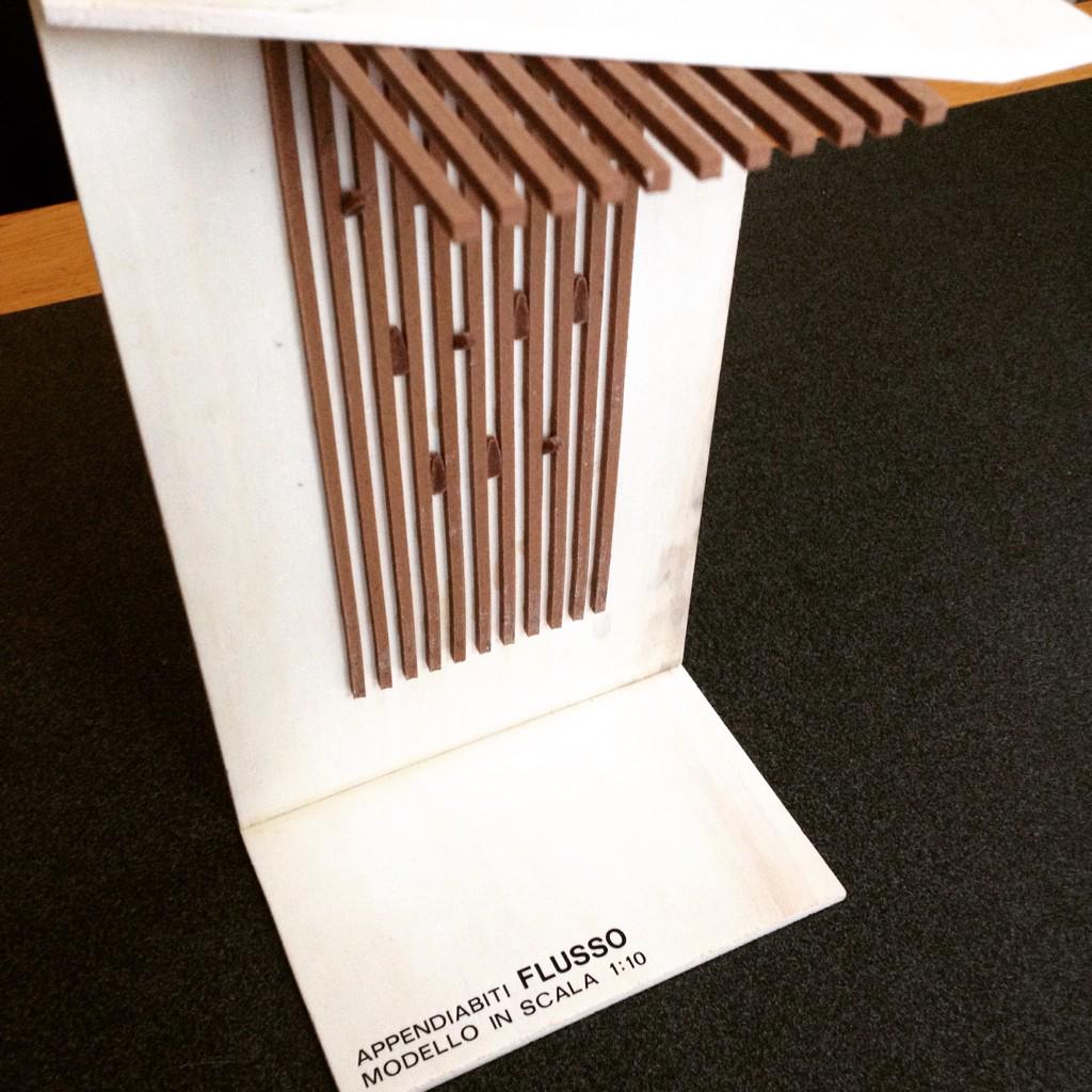 Modello di appendiabiti in scala 1:10 pronto per il #salonedelmobile #SaloneMobile2015 #model#prototy3D#3Dprinting