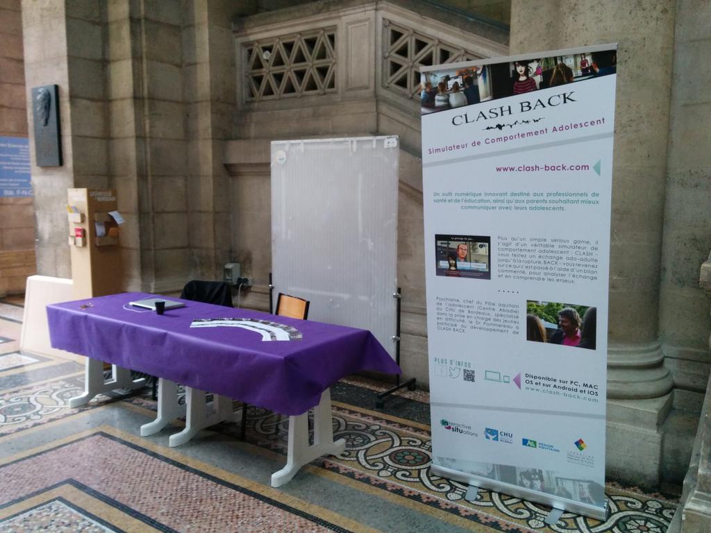 CLASH_BACK's tweet photo. Présentation et démo toute la journée dans le hall de l'université - Place de la Victoire. #clashback  #psychologie http://t.co/GRc0JS3fYh