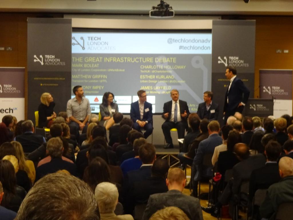 Great Insight from <a href="/Impmister/">Anthony Impey MBE</a> - <a href="/OptimityLtd/">Optimity</a>

Faster broadband is the key, we can't move away from that!

#TechLondon