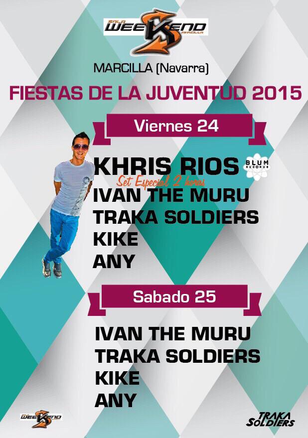 salaweekend's tweet photo. JUVENTUD 2015 agenda @KHRISRIOS_BLUM @TrakaSoldiers @ivanthemuru #ANI http://t.co/aKYAflHQwQ