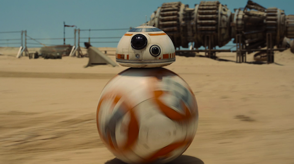 sugru's tweet image. BB-8 rolling robot from the new #StarWars is real! Anyone else think this beats CGI? tcrn.ch/1Jaolb4 #tech
