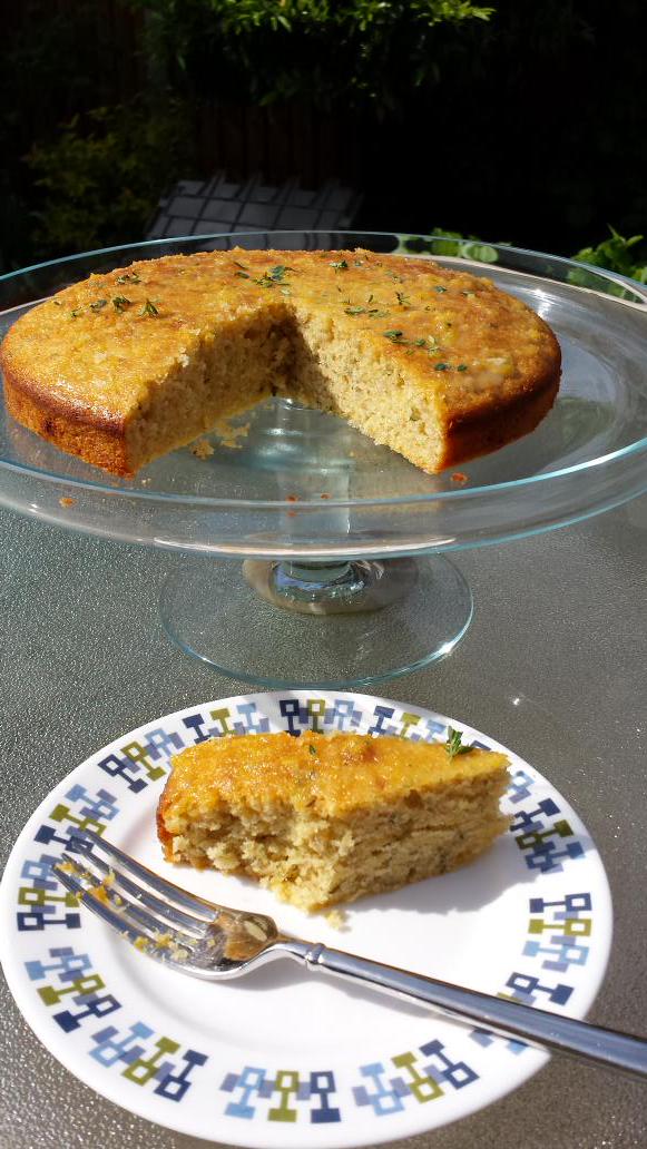 bennecatherine's tweet photo. Delightful banana &amp; thyme cake thanks to @guardianfood @rubytandoh http://t.co/Ypl0ZvCb94 http://t.co/p0bytbH3Be
