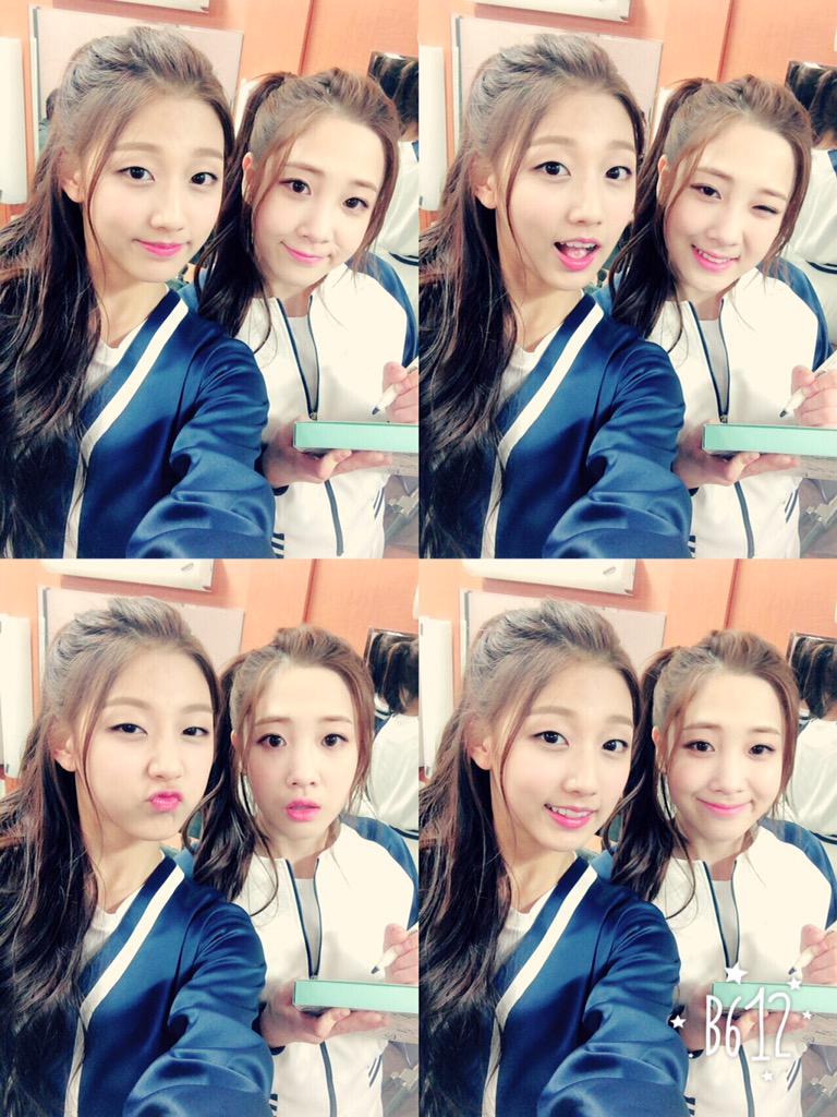 Ya lovelyz pun pake b612😂😀 bytheway yein sama jiae cantik bangettt -kei-