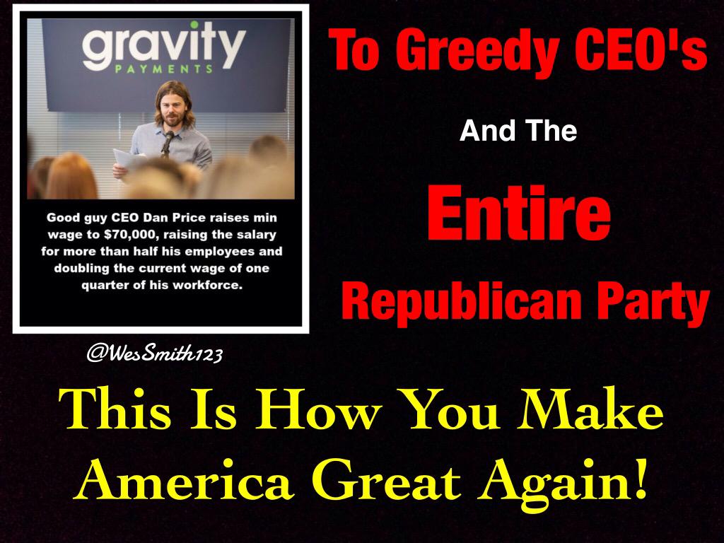 CEO's >How It's Done> #DanPrice! @GOP #RaiseTheWage #GravityPayments

#UniteBIue #TNTweeters 
independent.co.uk/news/world/ame…