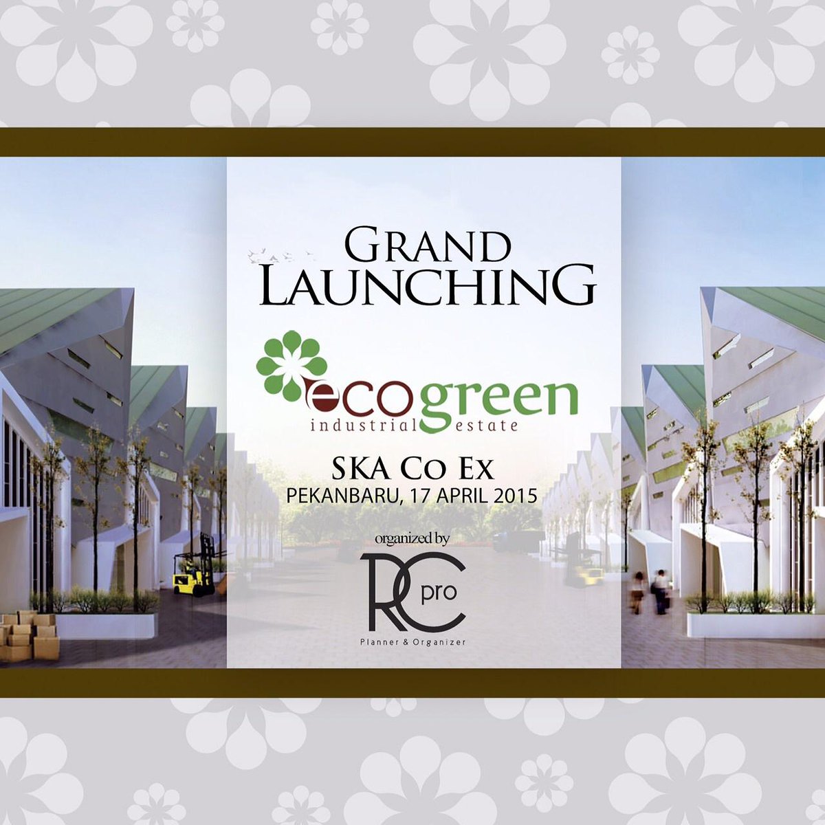 rcprodotco's tweet photo. Today! Grand Launching - Eco Green : Industrial Estate - Siak Ballroon Ska Co Ex, Pekan Baru http://t.co/fuXT21HJXk