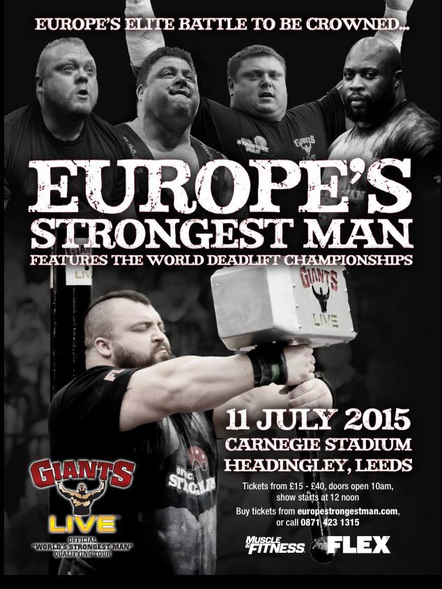 Who's going? 12 weeks to go!! Tickets @europestrongestman.com