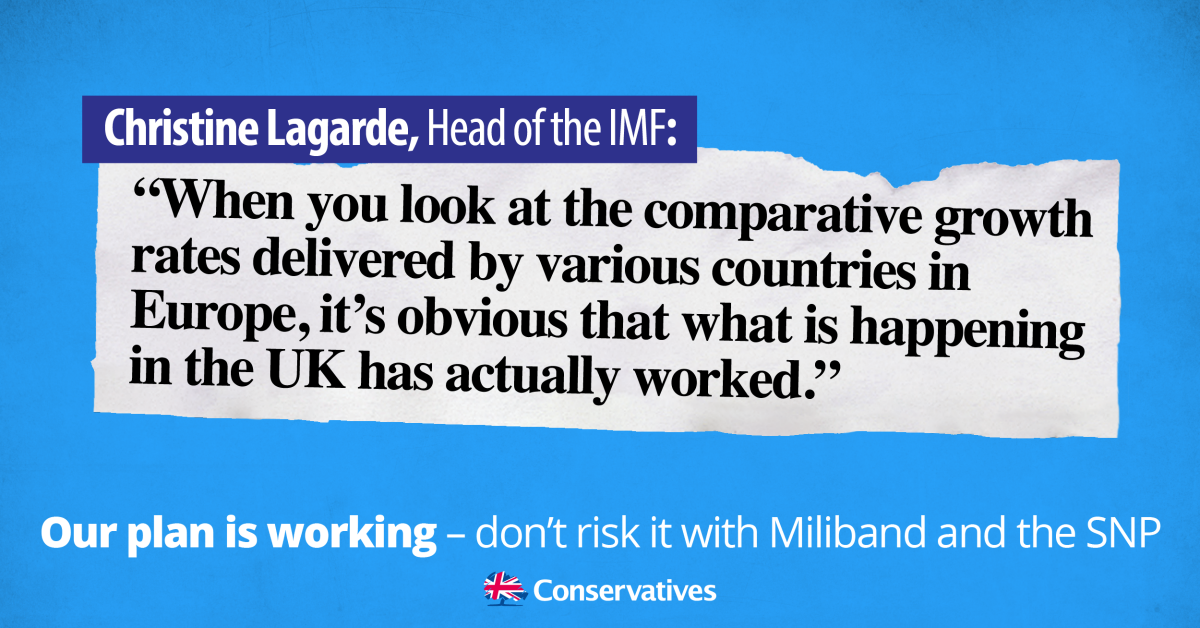 Conservatives tweet picture