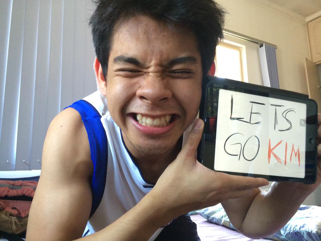 KimAbrogena's tweet photo. This boy sent me this photo right before my presentation for the research congress! Ahhhh so cute ☺️ #flexpa http://t.co/Wckk9SUNHX