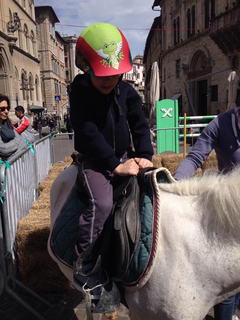 Crinviaggio's tweet photo. A spasso con i pony per #Fantacity2015 con il circolo ippico Valvasone! Troppo bello! http://t.co/UAb2JjrueR