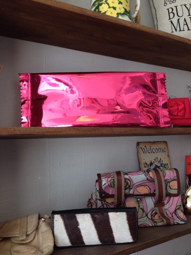 Come and sweeten up your spring with this amazing candy clutch! #charitynews #ethicalfashion