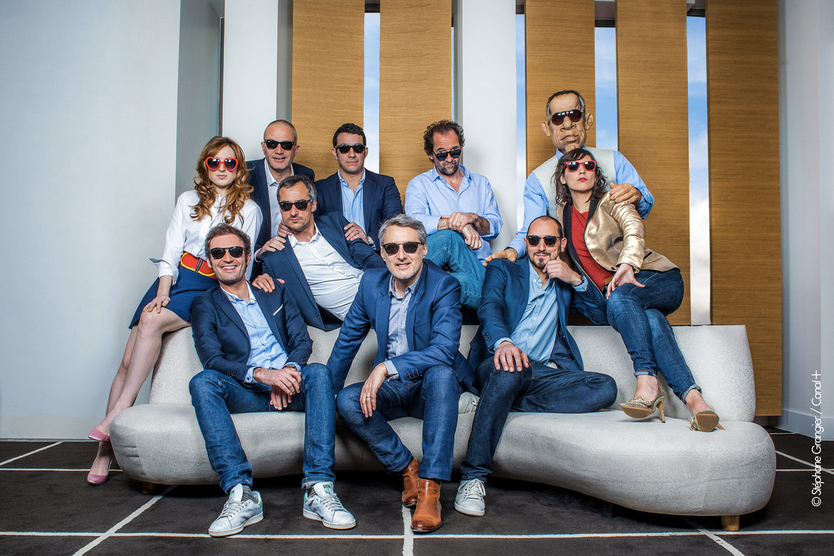 canalplus's tweet photo. La toute première photo de l'équipe du @GrdJournal de #Cannes2015 ! A vivre du 13 au 24 mai sur Canal+ #TeamLGJ http://t.co/zb8wuUmjht