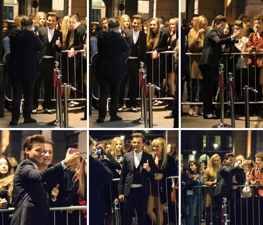 OneDream1D__'s tweet image. Louis with fans last night! #3