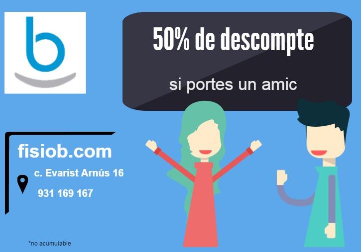 fisio_b_'s tweet photo. Porta'ns un amic/a i a la propera sessió pagaràs la meitat! #fisioterapia #descomptes http://t.co/3yKTitJXWz