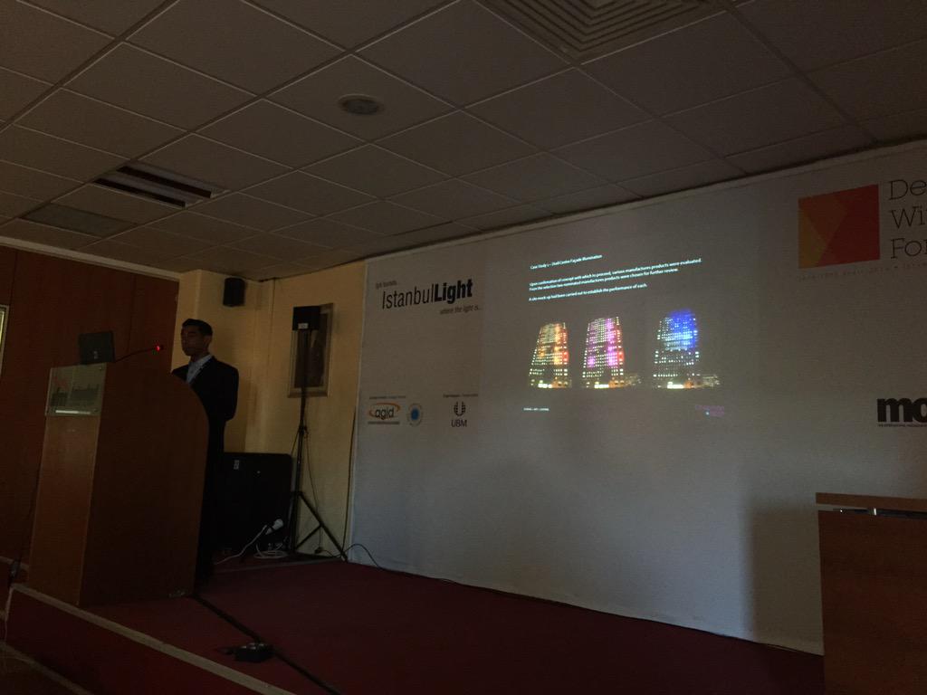 DWLF2015's tweet photo. Jubilee Gardens Shell Centre facade #LED illumination tests. Only 4lux but colour makes a strong contrast #DWLF15 http://t.co/QbnFF55X6N