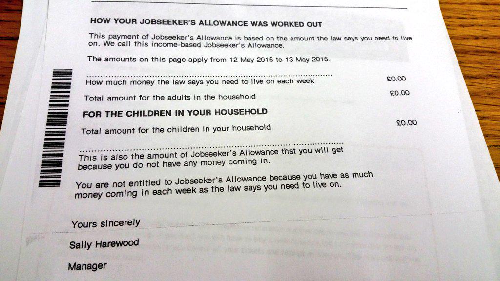 AspireNSucceed's tweet photo. Quiz: Read letter below from Sally at @HandsworthJCP &amp; say what's the reason for person's JSA ending on 12 May? http://t.co/O49Ob0xYgN