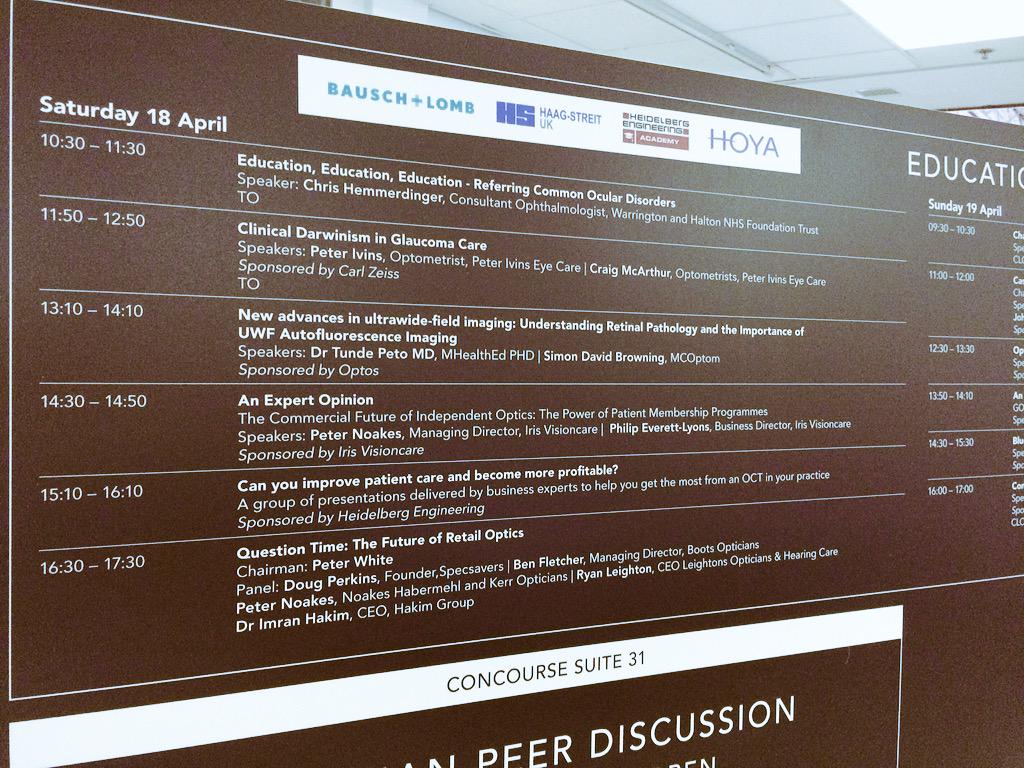 IrisVisi0nCare's tweet image. @optrafair all set up for tomorrow! Peter and Philip are speaking @ 14.30 on the main stage tomorrow. #futureofoptics