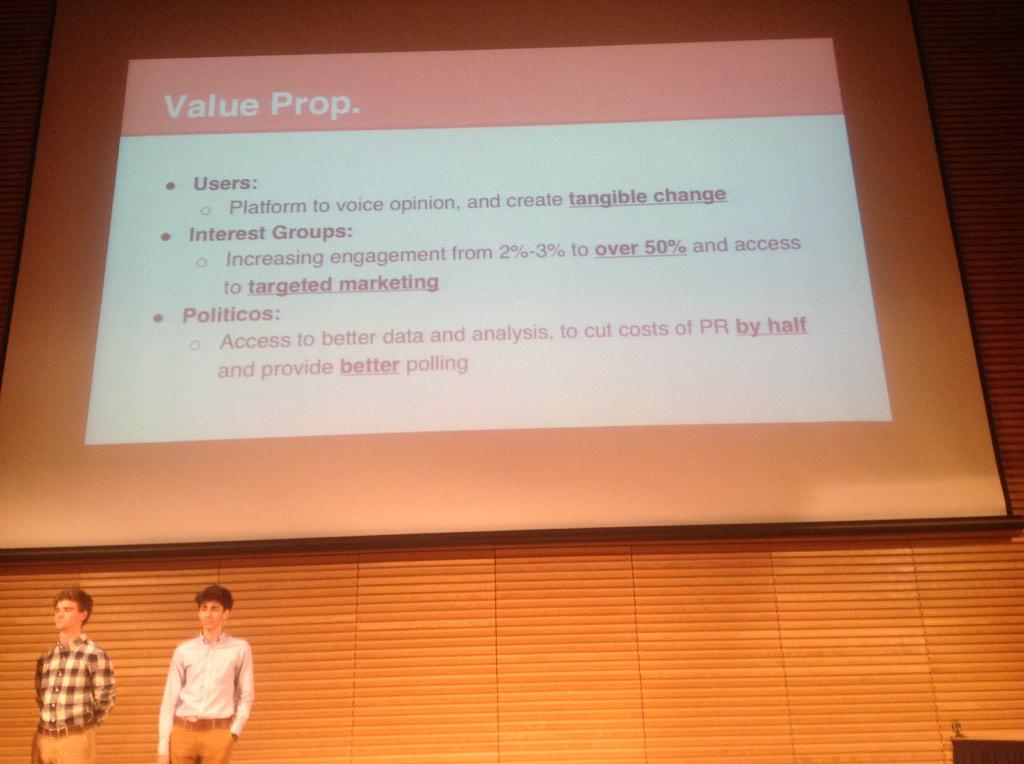 Ballot's value proposition, delved from over 150 customer discovery interviews #customerdiscovery #politics