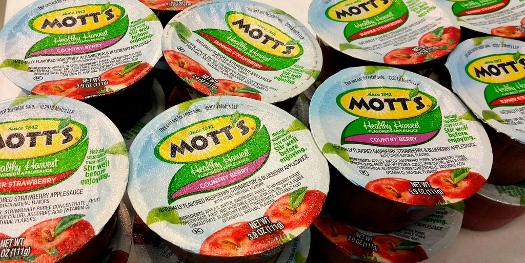 SomervilleBP's tweet photo. Switched it up today w/ flavored apple sauce. Responding to student demand! Enjoy April break #Somerville students! http://t.co/iAA6K0E4z8
