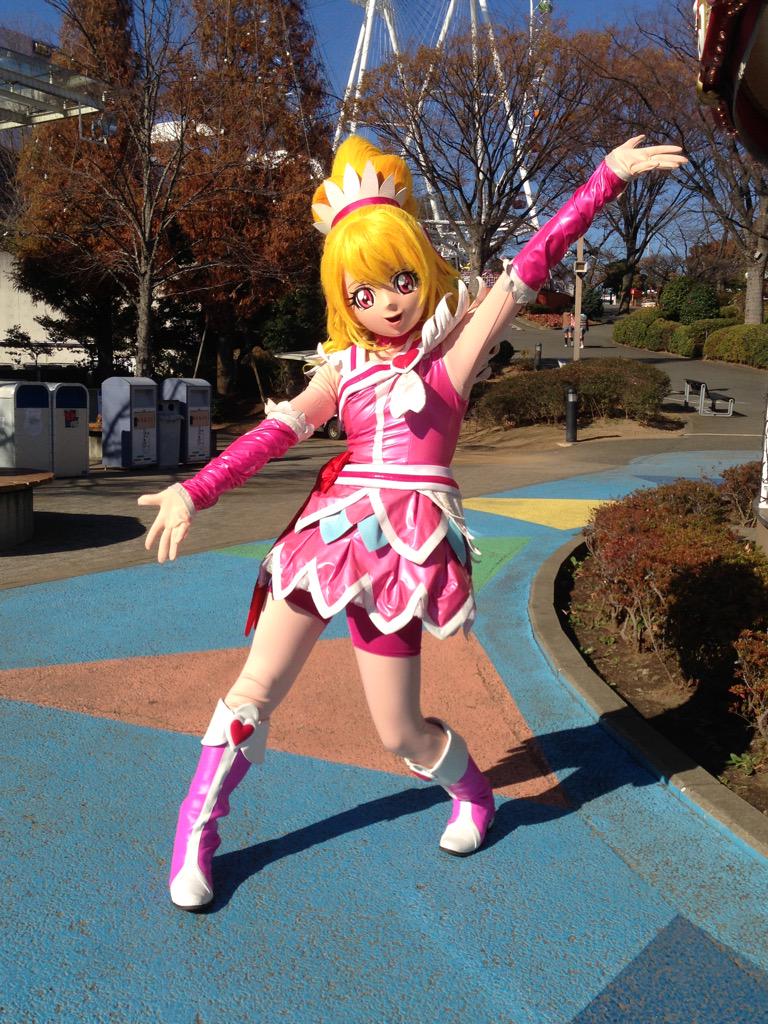 なかけん 着ぐるみ版変身前と変身後 巨乳キュアハートと貧乳キュアハート Snsを使って相田マナちゃんの可愛さを全世界に知らしめる Http T Co Yevffducok
