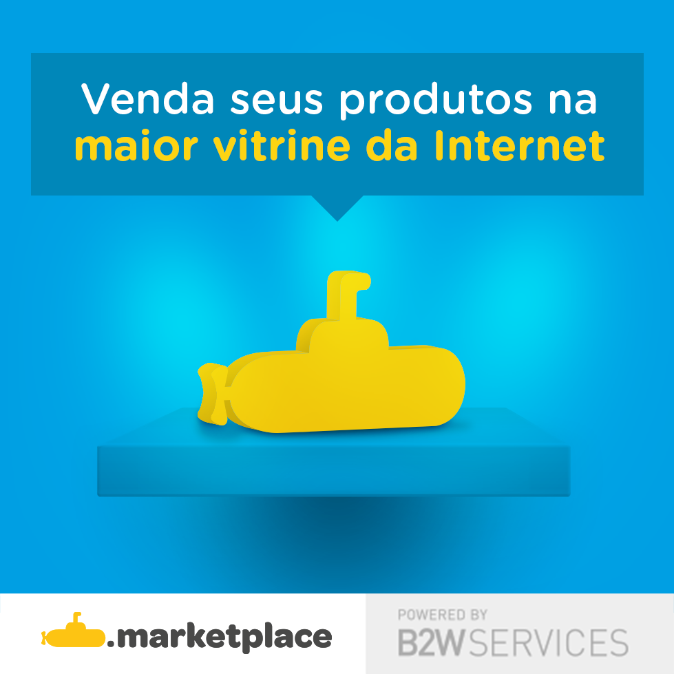 B2WServices's tweet photo. Seja parceiro do Submarino Marketplace e conte com um oceano de vantagens. http://t.co/cHWaLZ2wi9 #marketplace http://t.co/e4MZDpofN9