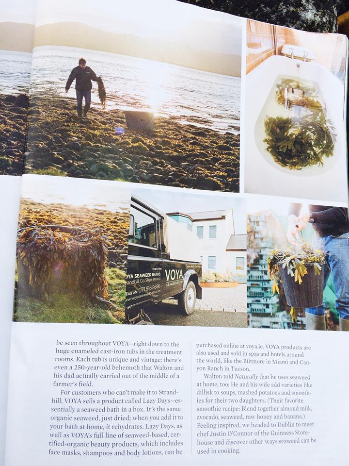 We are delighted to have a 2 page spread in the popular Lifestyle Magazine by <a href="/DannySeoMag/">DannySeoMag</a> #seaweed #WildAtlanticWay