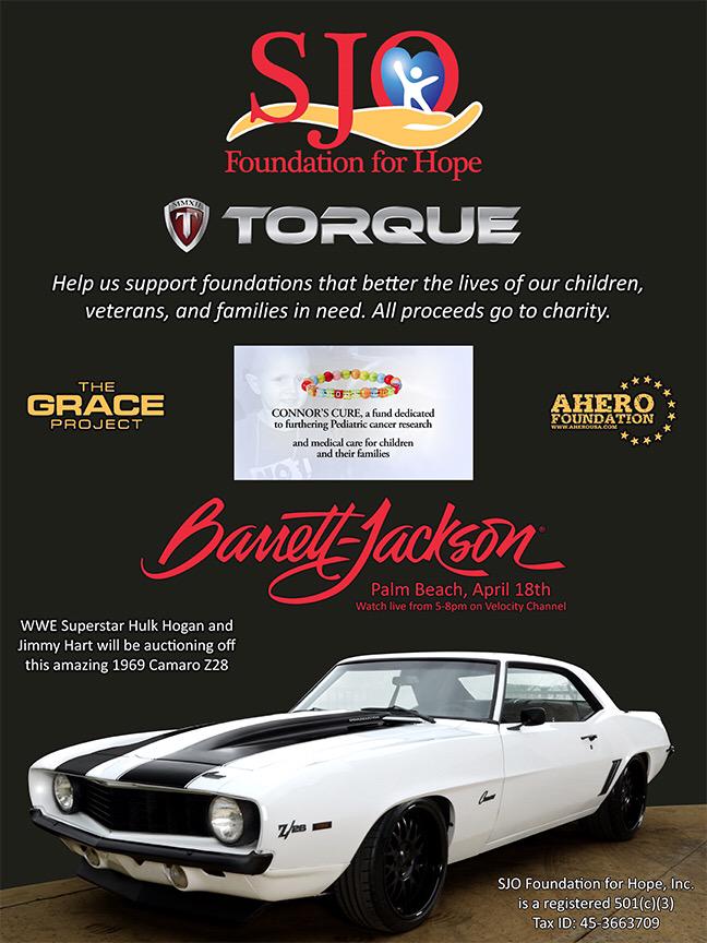 TitanFighting's tweet image. @Torque1net donates 1969 Camaro @barrettjackson 4/18 Proceeds go to @connorscure @graceproject707 @AHEROUSA