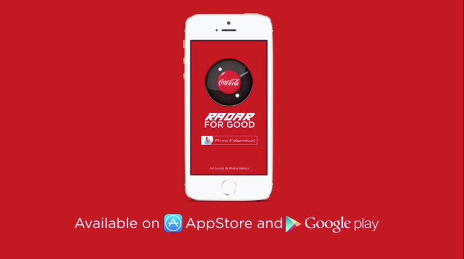 gilgiardelli's tweet photo. Coca-Cola: Radar for Good #CrazyForGood #SocialGood #MobileFirst #Apps http://t.co/NXZ1QJ13dl http://t.co/eqszwZOzZs