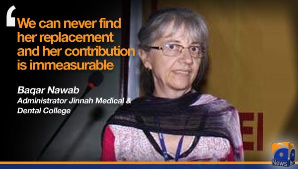 geonews_english's tweet photo. Dr #DebraLobo hailed for her devotion to medical college | http://t.co/NSdoXxNiVu http://t.co/pphPhTfbKf