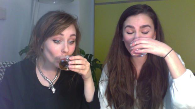 TheDebrief's tweet photo. We got drunk. And tested lipsticks. For you. Obviously. #drunkmakeup http://t.co/gga7x3Efij http://t.co/vWfiKGVM9O