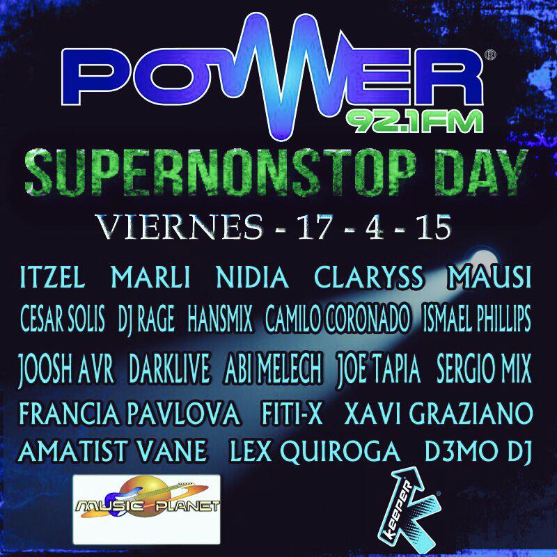 CamiloDjPanama's tweet photo. Gracias a mis amigos de @KEEPERENERGY por apoyar el #SuperNonStopDay de @Power921 !!! http://t.co/JhXwPmrSrY
