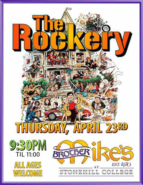 913WSHL's tweet photo. Our event is less than a week away! Come to Brother Mikes on Thursday April 23rd to check out @TheRockeryBand #wshl http://t.co/wBMsPvK4Yi