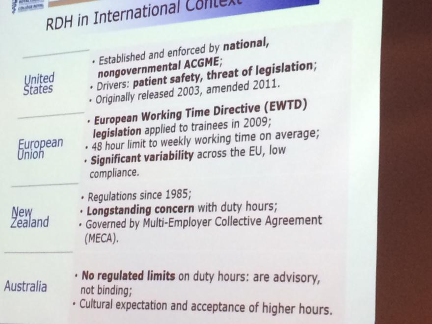 drjfrank's tweet photo. ICYMI: Global view of resident #dutyhours via @kimrie #LACRE2015 #meded http://t.co/B1M1MLIDEN