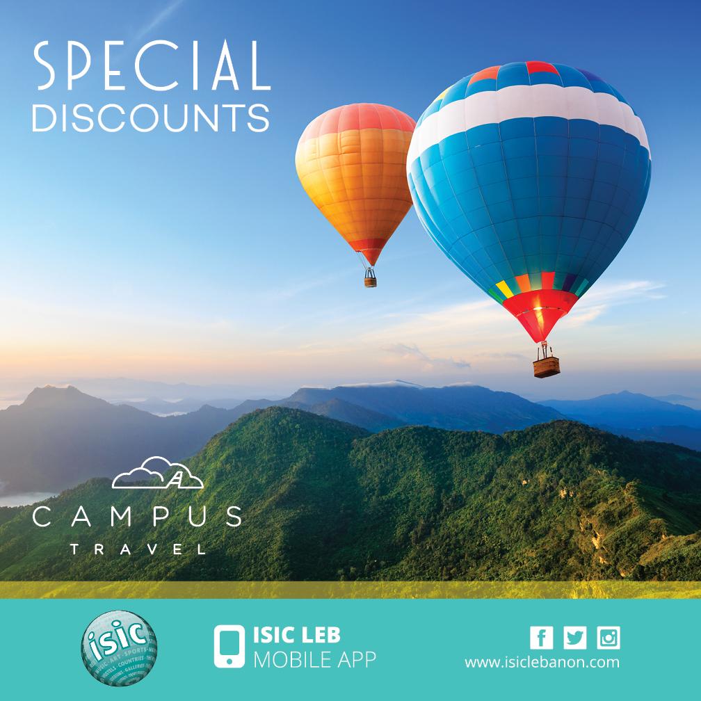 ISICLebanon's tweet photo. Making travel plans? Give Campus Travel a call and get some seriously low airfare prices! http://t.co/jBYsc9pbF9
