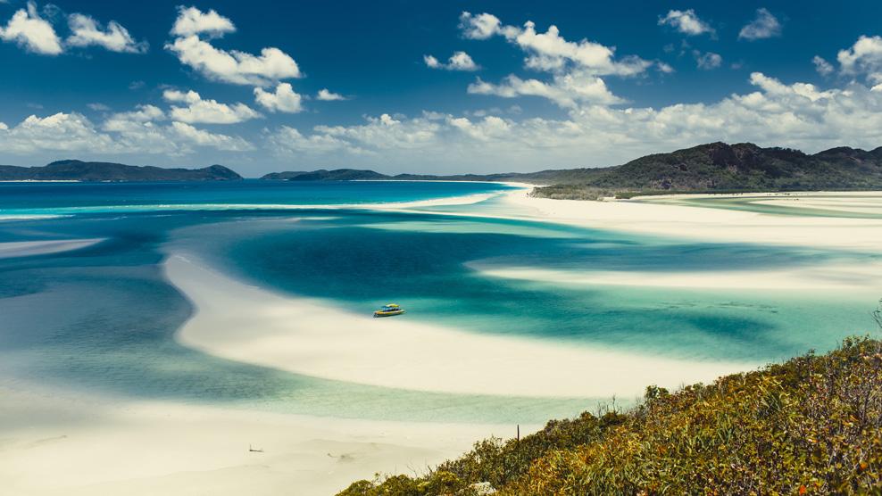 Une plage qu'il faut absolument voir dans les îles Whitsundays! 
@évasion.tv