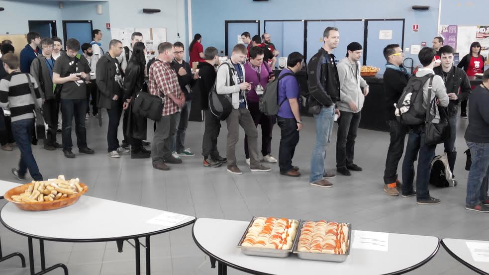 InternetDevels's tweet image. Instead of tasting French baked rolls, they serve the Drupal community:) #Drupal #drupaldevdays #drupaldeveloperdays
