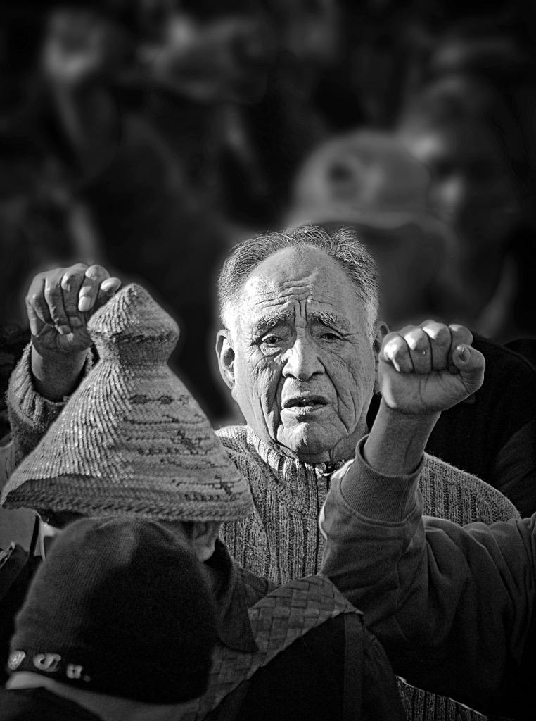 CBCVancouver's tweet photo. Meet our #IndigenousEyes winner Natasha Thomas of @Ahousaht - her pic of Grandpa Louie wins @BestBuyCanada DSLR! http://t.co/lLZ53nQtgN