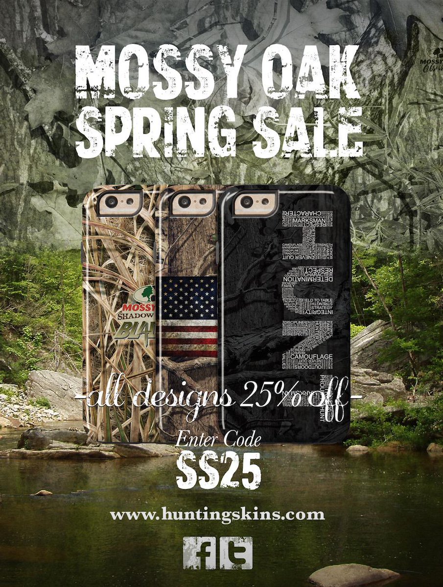 HuntingSkins's tweet photo. 25% off @MossyOak designs through 4/25! Apple and Samsung Models available. http://t.co/9xvGfWd845 http://t.co/AR0d0bFDAZ
