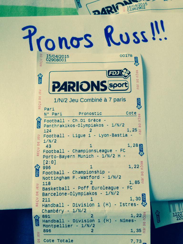 PronosRuss's tweet image. #RetourFracassant #RT #ParionsSport