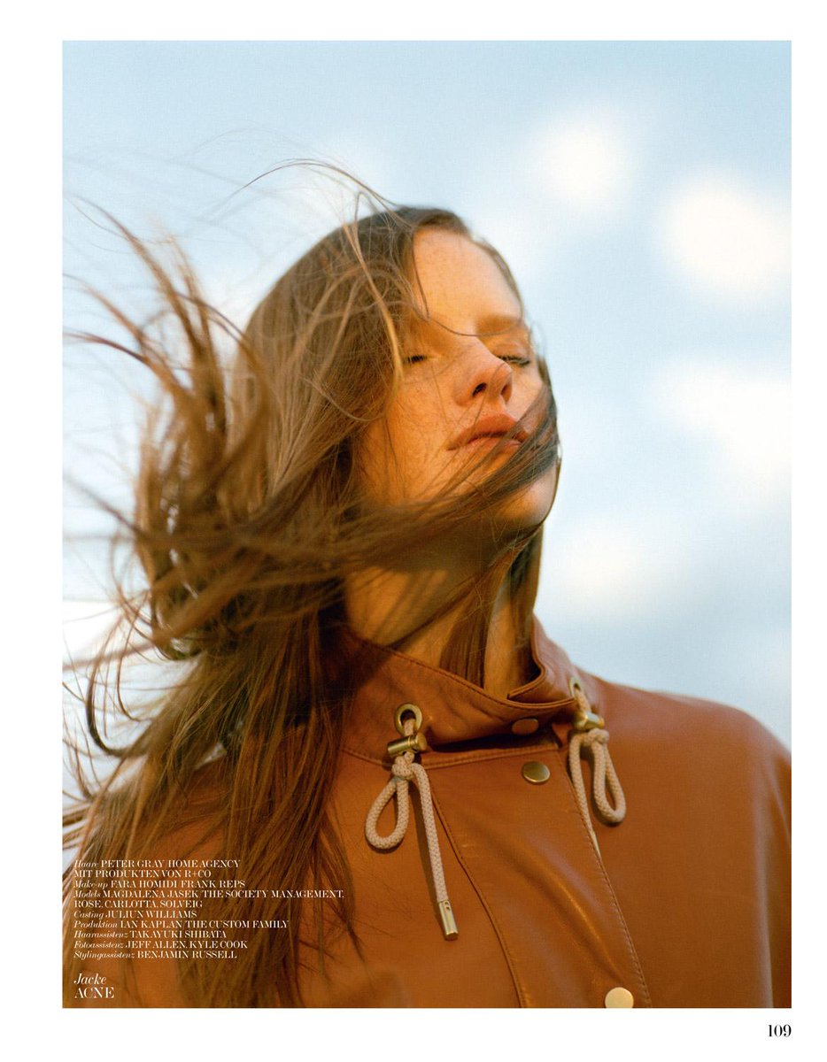 femalemodelsbot's tweet photo. Magdalena Jasek (Polish model, born in 1993) for Interview Germany April 2015 https://t.co/puxyKqeSsT