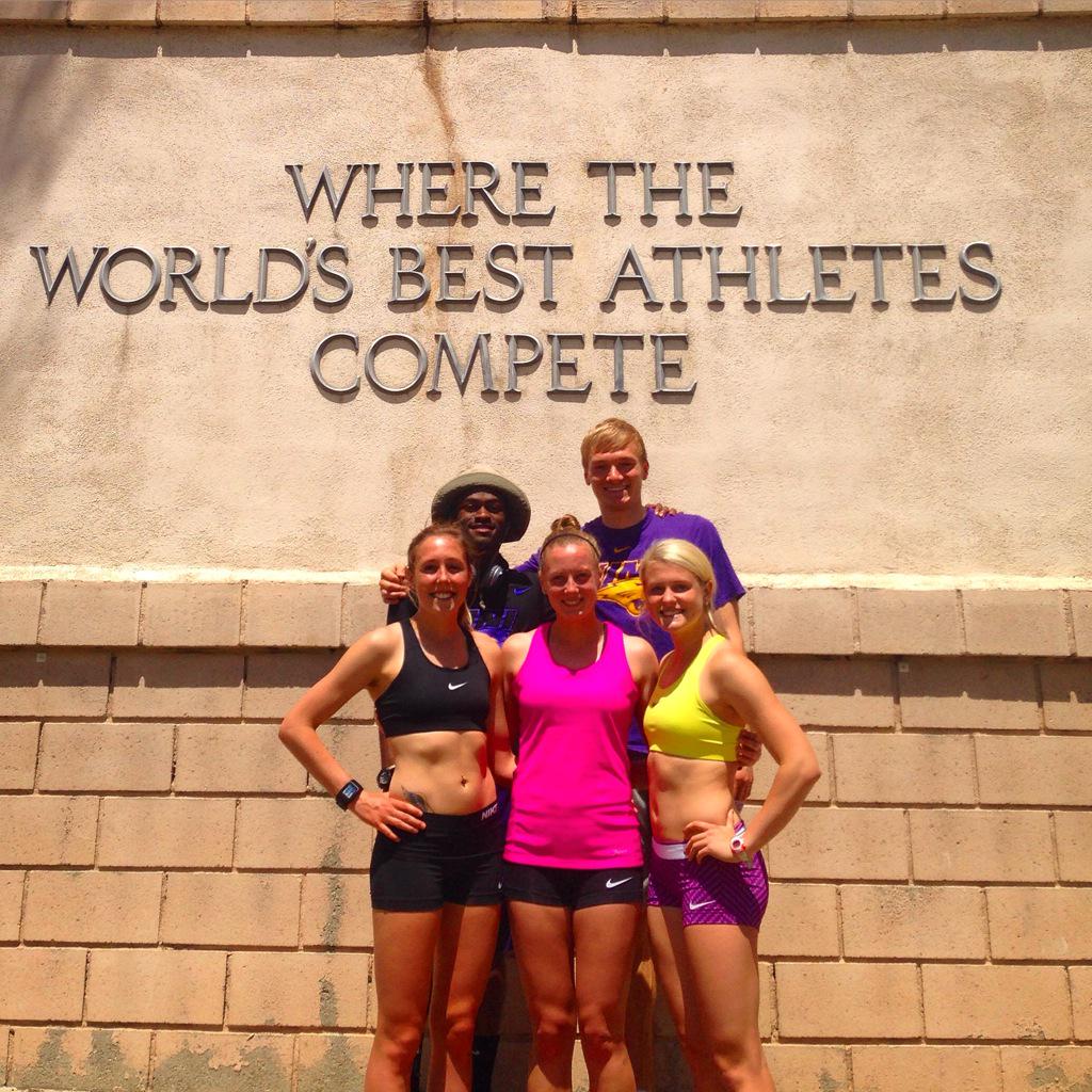 BretteJensen's tweet image. Race Day in California! 💜💛 #UNITF