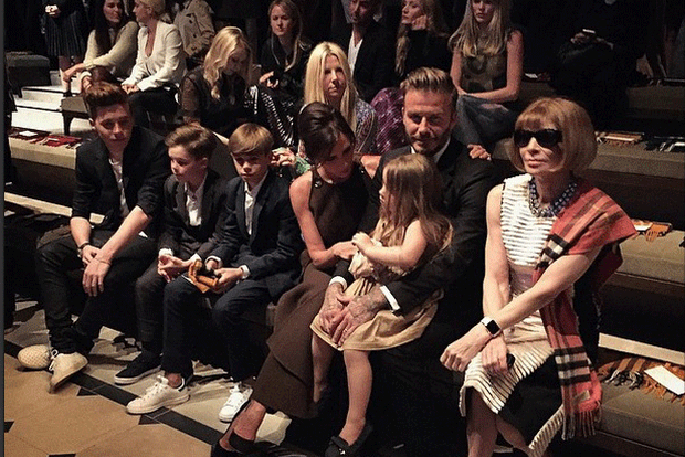 Happy 41st Birthday to Victoria Beckham who was looking fabulous on the FROW at Burberry  