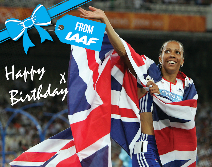 Happy birthday to Athens Olympics double gold medal winner Dame Kelly Holmes! 