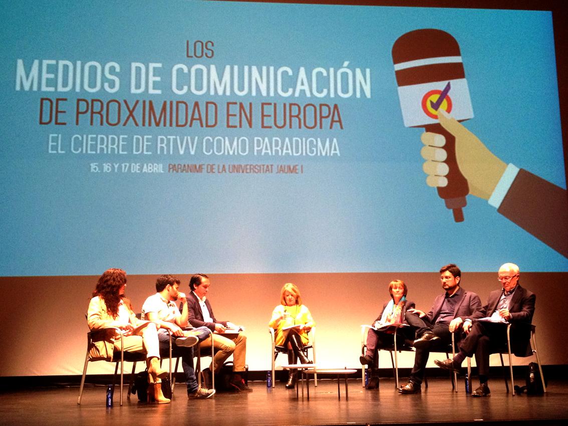 Hoy en la UJI (Castellón) mesa redonda de partidos políticos para debatir sobre el retorno de RTVV. Muy triste