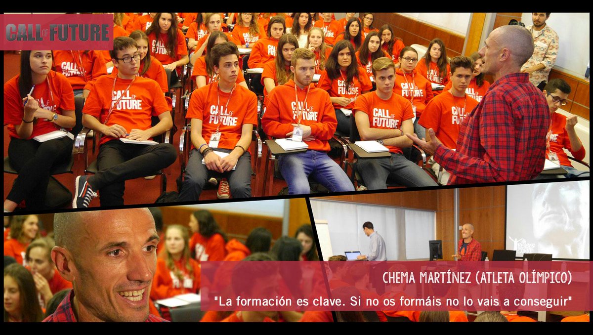 UEuropea's tweet photo. "Lo más importante es sacar motivación para seguir cada día" @ChemitaMartinez en #CallOfFuture15 http://t.co/wGaiczUYCx