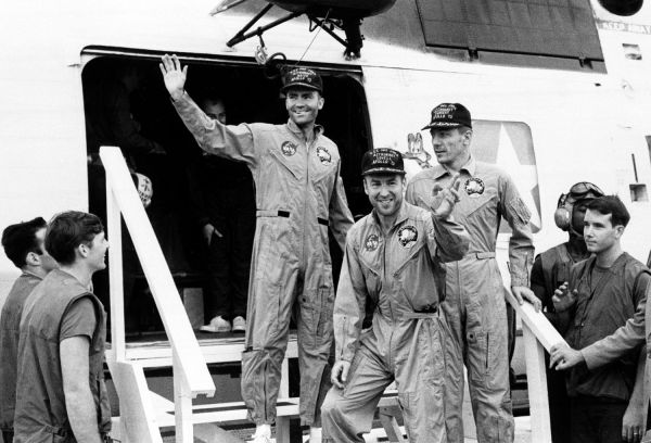 scj's tweet photo. PHOTOS: 45 years ago today, the #Apollo13 crew returned safely to Earth. http://t.co/4O1oPYjc9f @scj http://t.co/4yIqT1xwmb