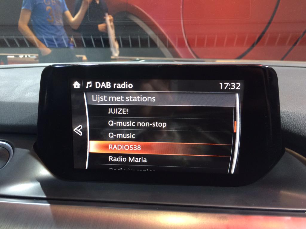 #AutoRAI ... #Mazda 6 met #DAB+ Genieten:-)