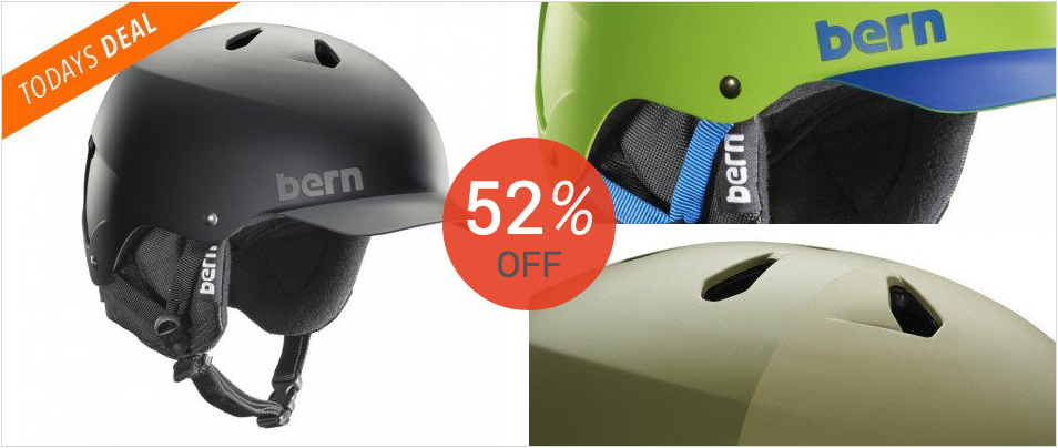 Today's deal—Save 52% off BERN Men's Watts EPS helmet liveoutthere.com/deals/bern-men…
