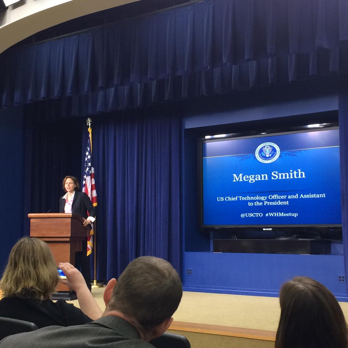 cabq's tweet image. City of #ABQ participating in first-ever Tech Meetup at White House.