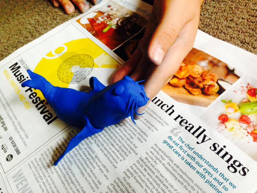 我女儿的小作品：海豹